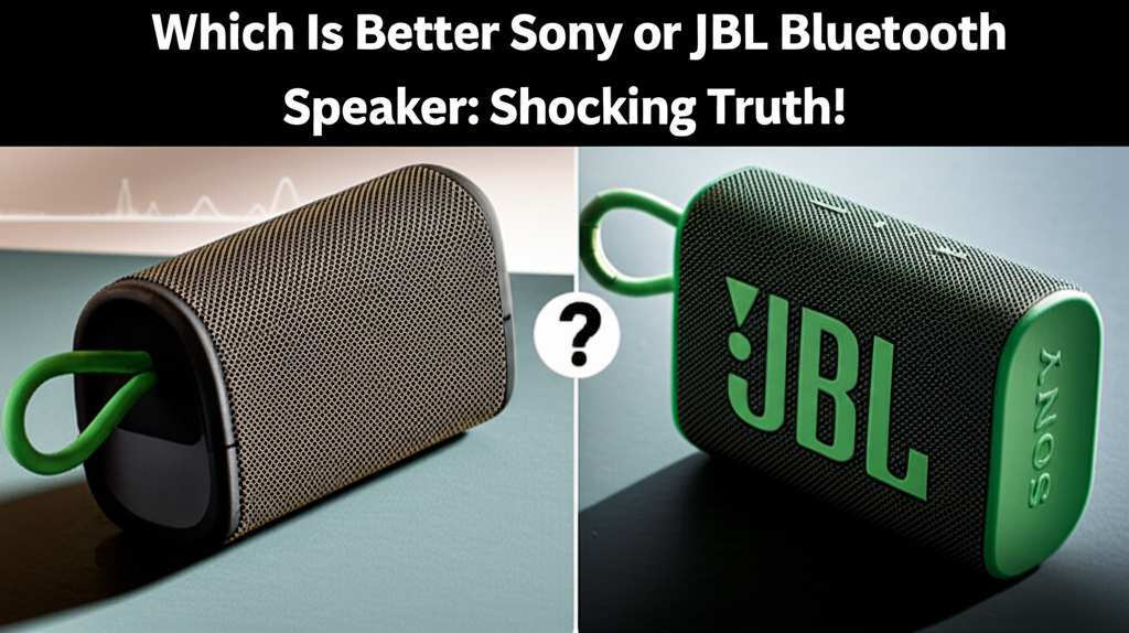 Generate a high-quality, relevant image prompt for an article about: Which Is Better Sony or JBL Blu