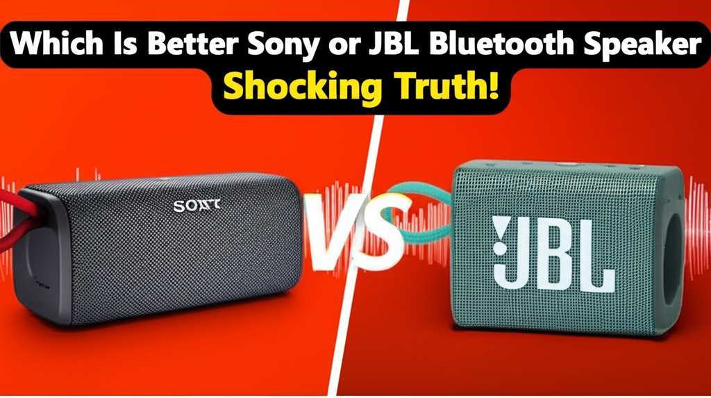 Generate a high-quality, relevant image prompt for an article about: Which Is Better Sony or JBL Blu