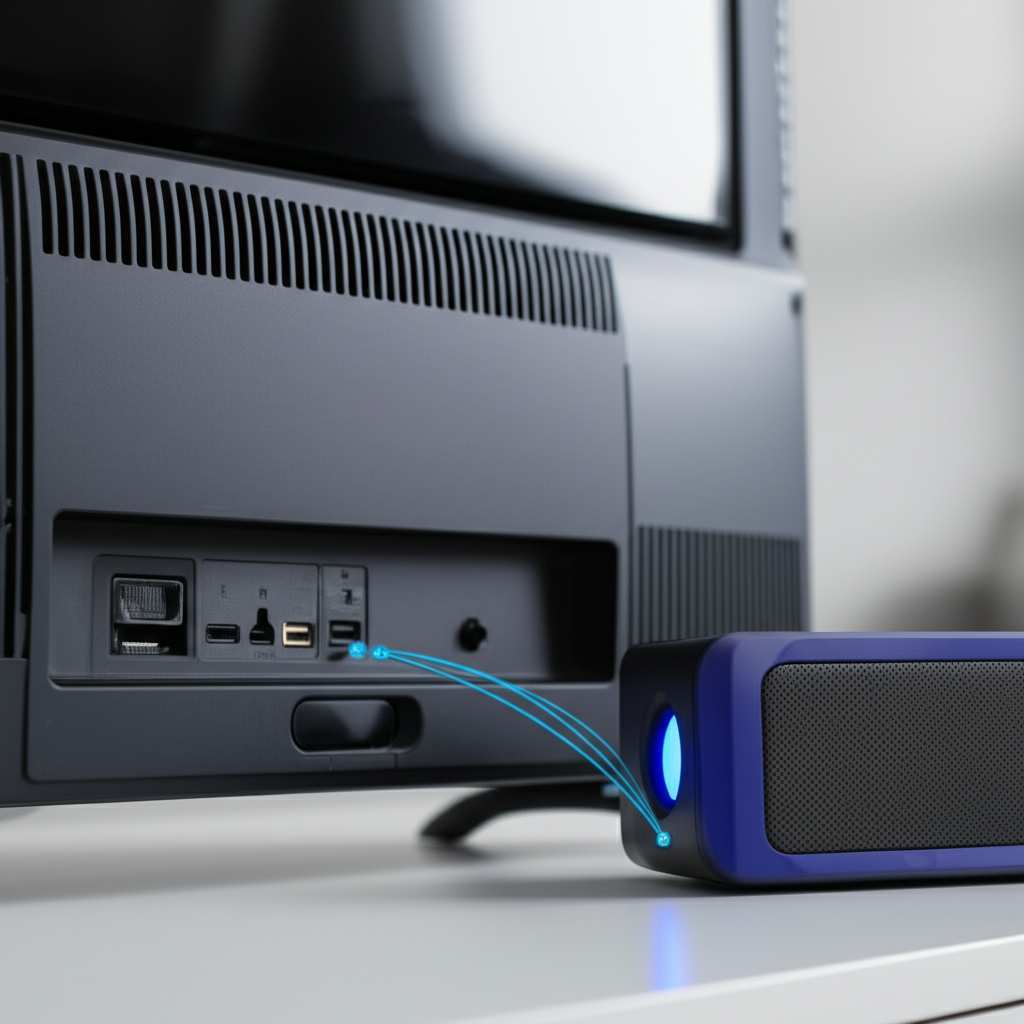 Generate a high-quality, relevant image prompt for an article about: Can I Connect My Roku TV to My