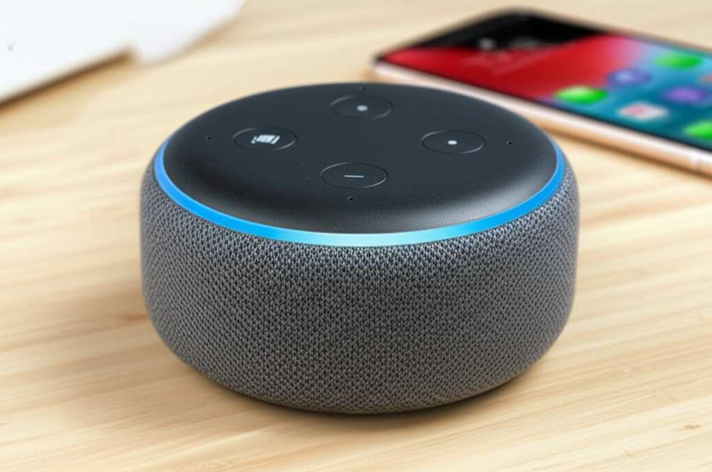 Generate a high-quality, relevant image prompt for an article about: How To Use Echo Dot As Bluetoot