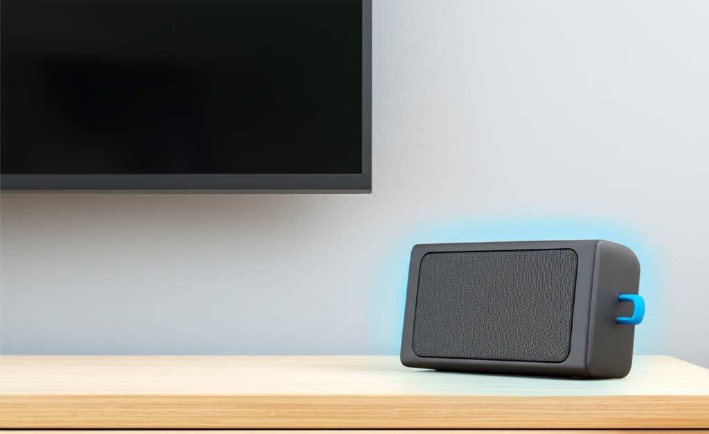 Generate a high-quality, relevant image prompt for an article about: Roku TV: Effortless Bluetooth S