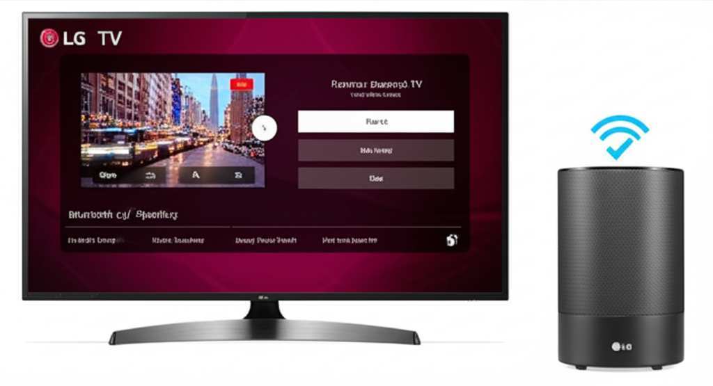 Generate a high-quality, relevant image prompt for an article about: How To Connect LG TV To Bluetoo