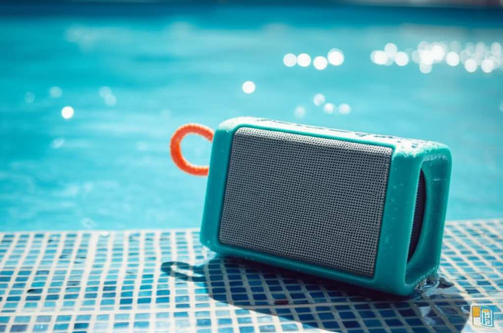 Generate a high-quality, relevant image prompt for an article about: Is Waterproof Bluetooth Speaker