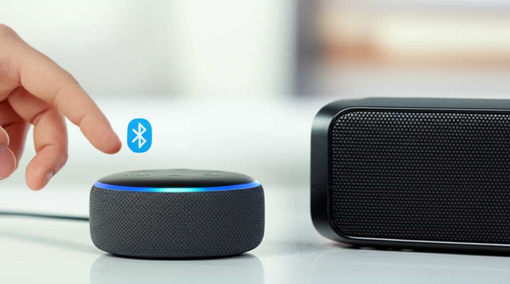 Generate a high-quality, relevant image prompt for an article about: How To Connect External Speaker