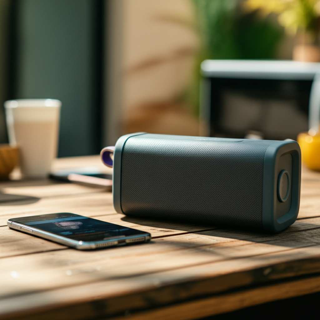 Generate a high-quality, relevant image prompt for an article about: What Affects Bluetooth Speaker