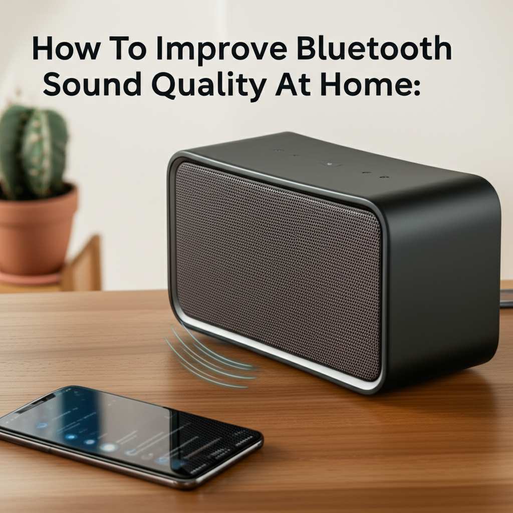 Generate a high-quality, relevant image prompt for an article about: How To Improve Bluetooth Speake