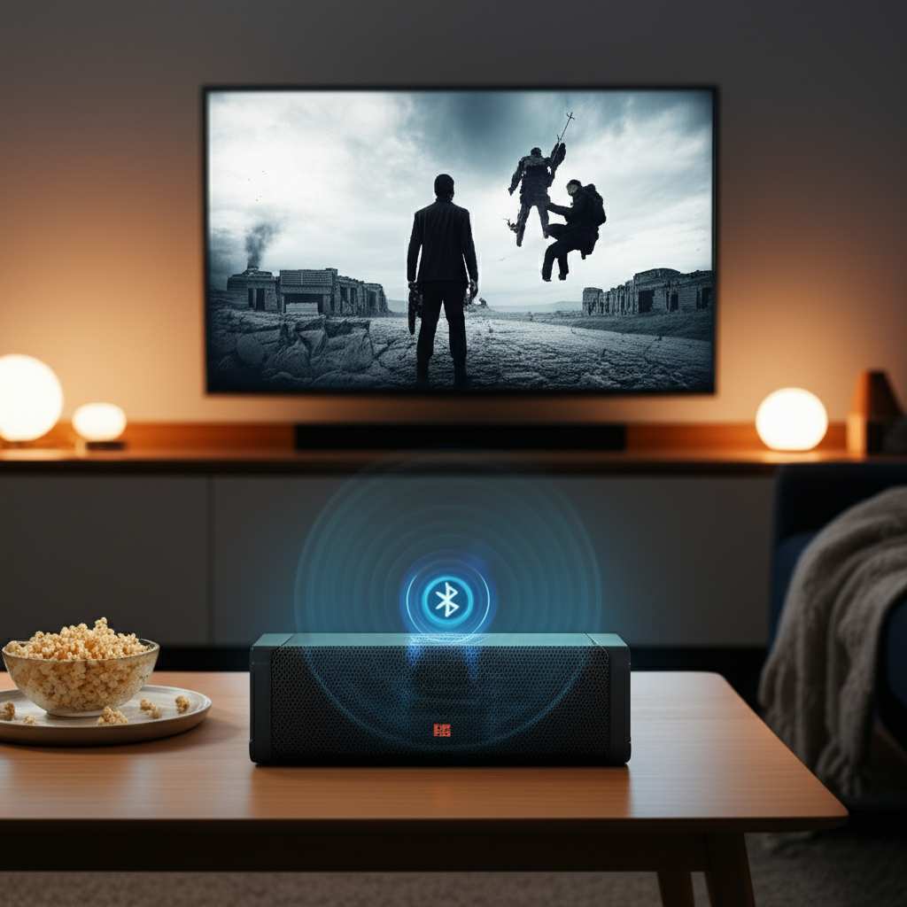 Generate a high-quality, relevant image prompt for an article about: Are Bluetooth Speakers Good For