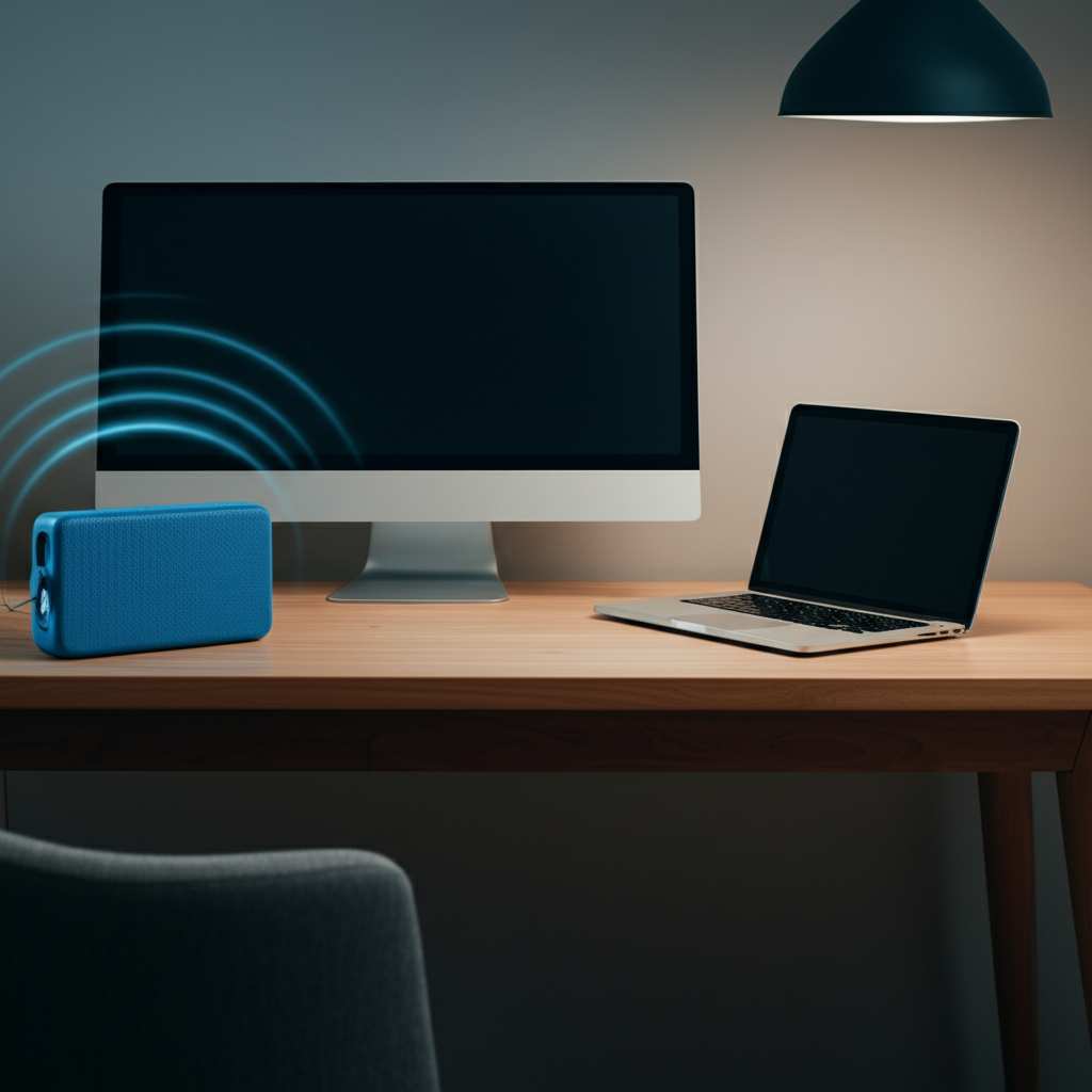 Generate a high-quality, relevant image prompt for an article about: Can Bluetooth Speakers Be Used