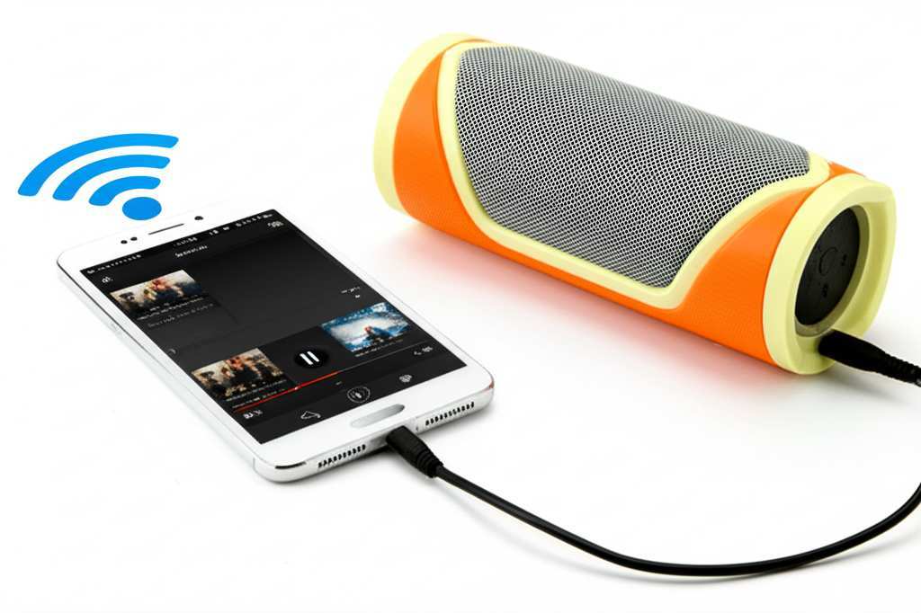 Generate a high-quality, relevant image prompt for an article about: How To Connect Phone To Speaker