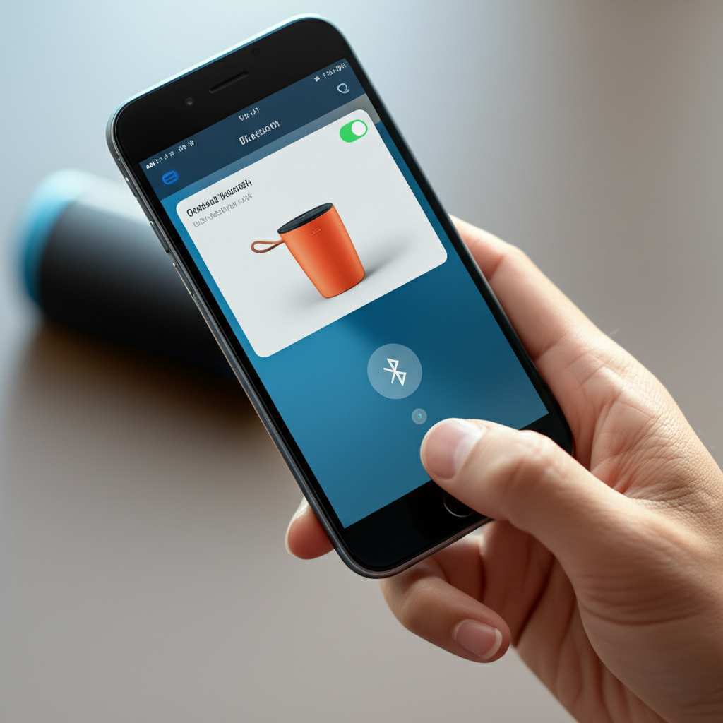 Generate a high-quality, relevant image prompt for an article about: How to Connect Bluetooth Speake