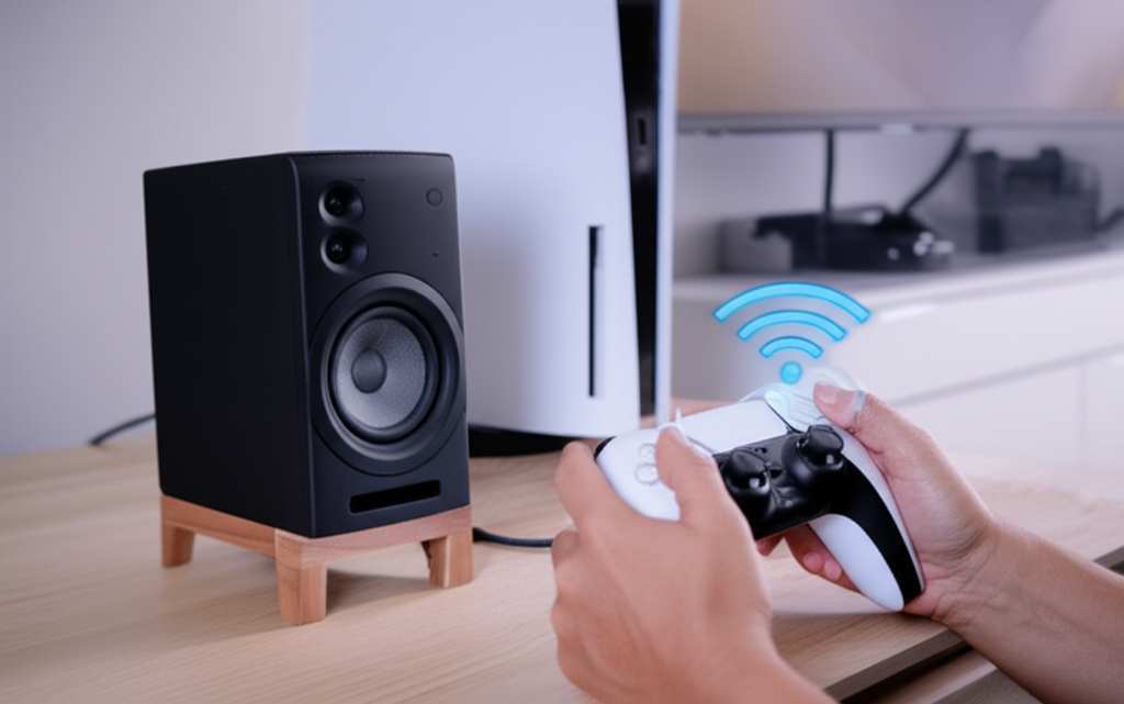 Generate a high-quality, relevant image prompt for an article about: Can You Connect PS5 to Bluetoot