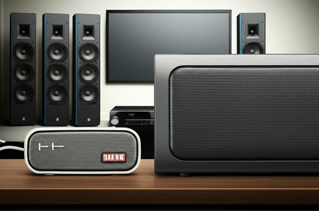 Generate a high-quality, relevant image prompt for an article about: Is A Bluetooth Speaker Better T