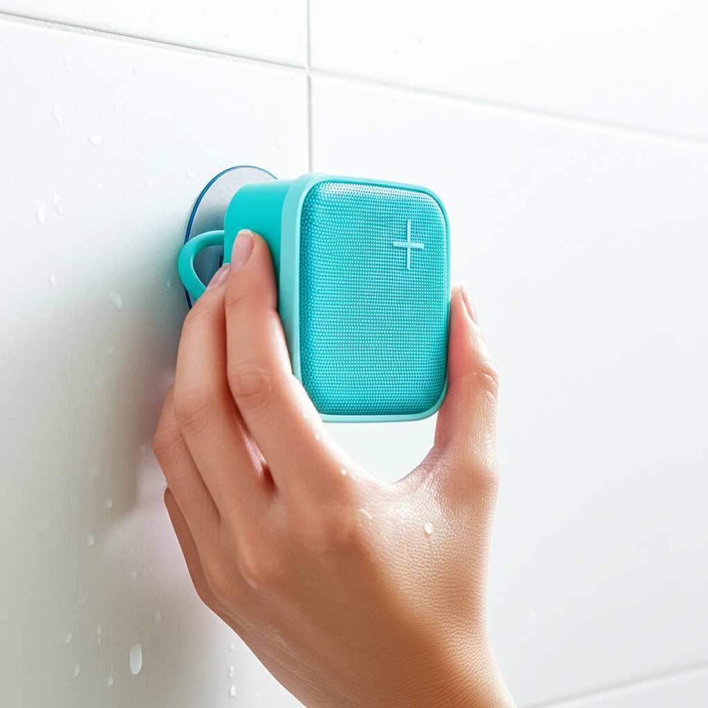 Generate a high-quality, relevant image prompt for an article about: How To Mount A Bluetooth Speake