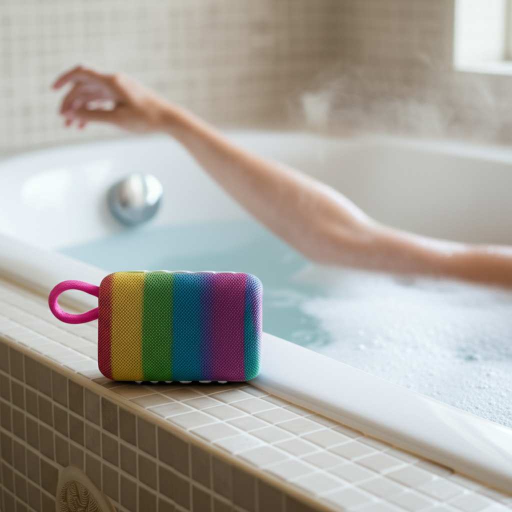 Generate a high-quality, relevant image prompt for an article about: Can Bluetooth Speakers Be Used