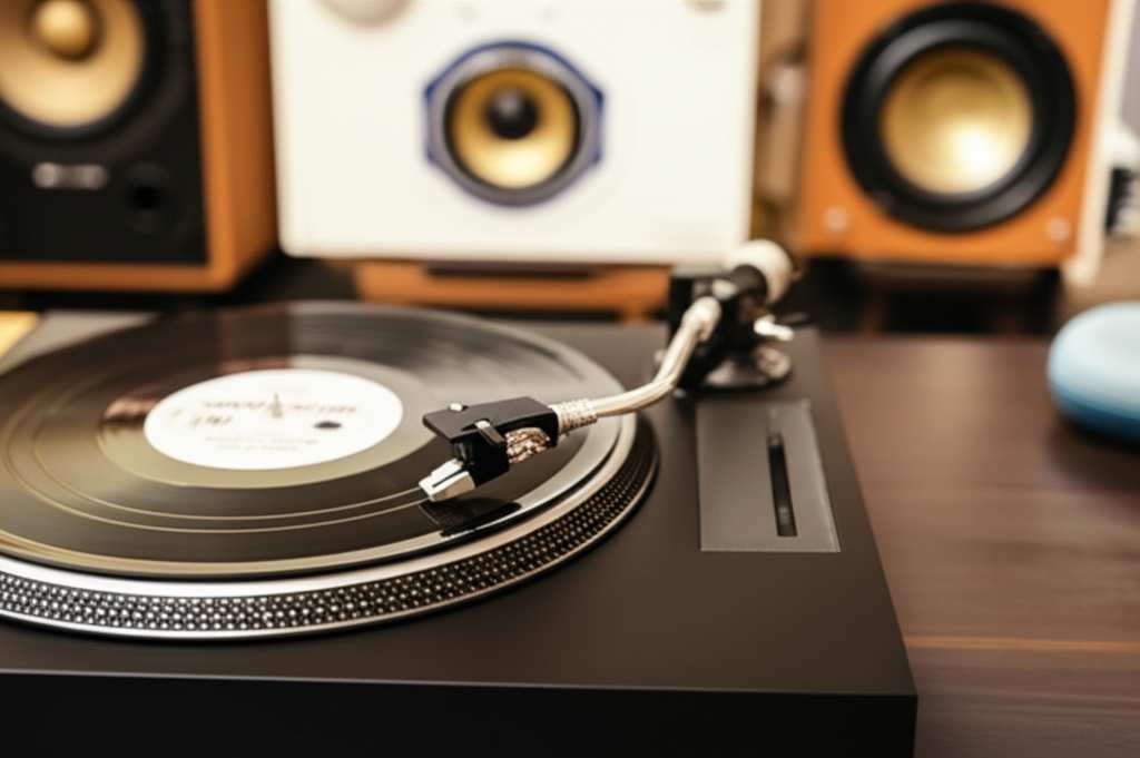 Generate a high-quality, relevant image prompt for an article about: Can You Use Any Speakers With A