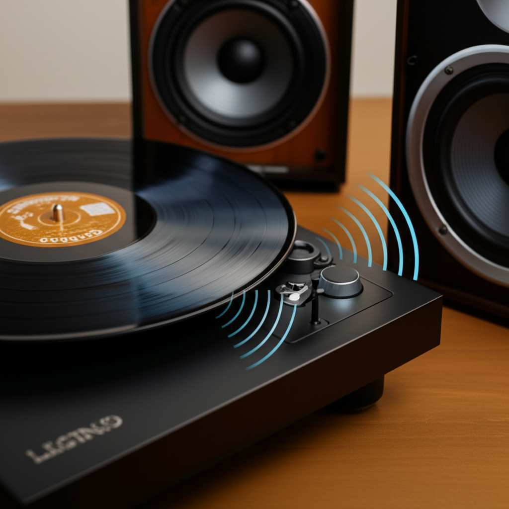 Generate a high-quality, relevant image prompt for an article about: Do Record Players Need Special