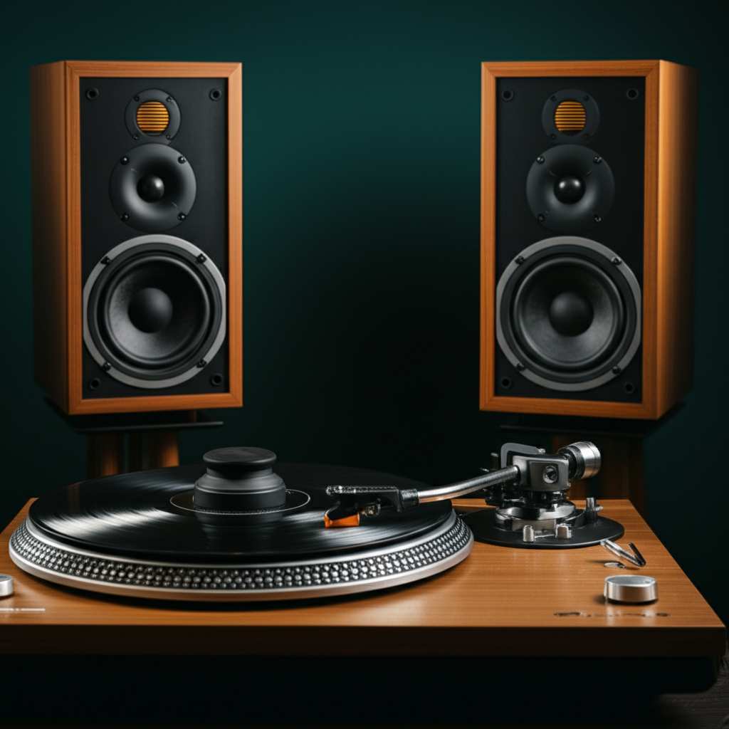 Generate a high-quality, relevant image prompt for an article about: What Type of Speakers Work Best