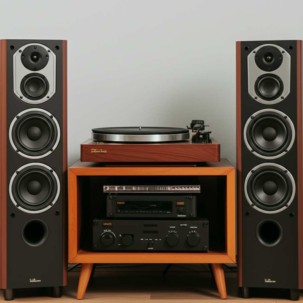 Generate a high-quality, relevant image prompt for an article about: How To Choose The Best Speakers
