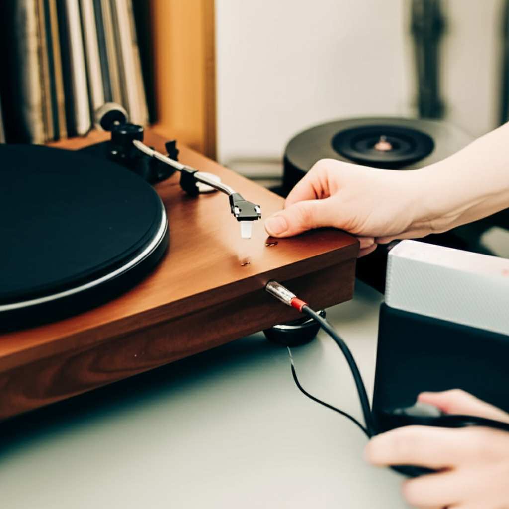 Generate a high-quality, relevant image prompt for an article about: How to Connect Bluetooth Speake