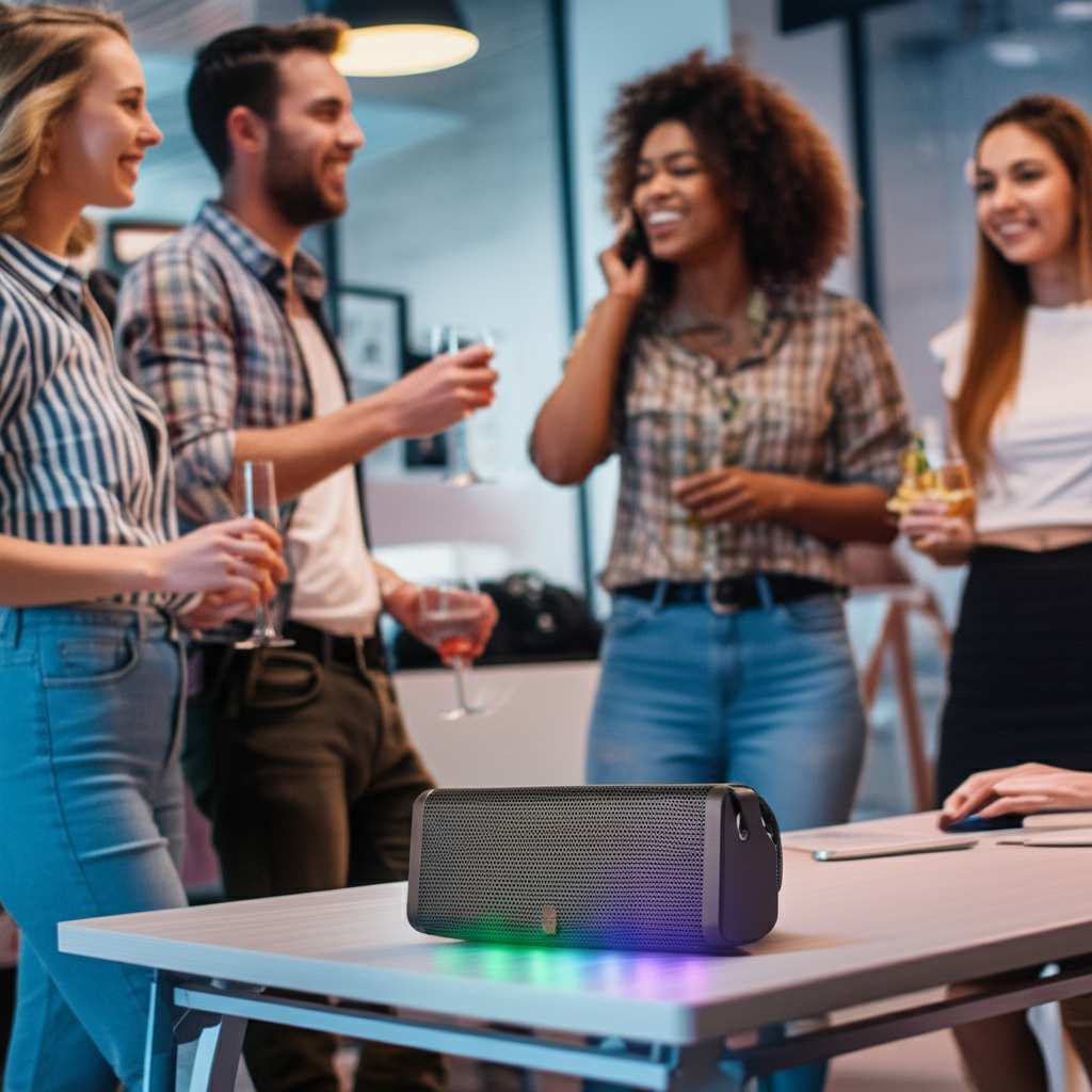 Generate a high-quality, relevant image prompt for an article about: How to Choose a Bluetooth Speak