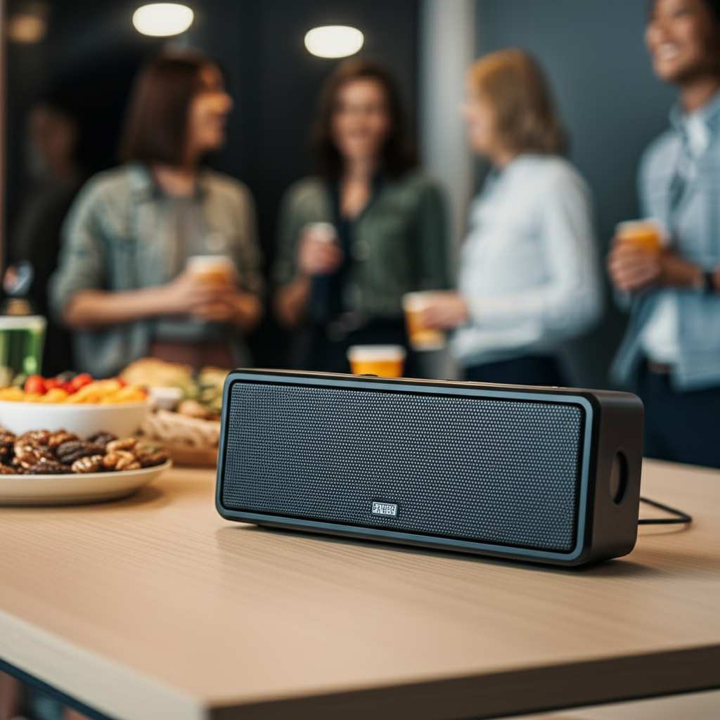 Generate a high-quality, relevant image prompt for an article about: Can Bluetooth Speakers Be Used