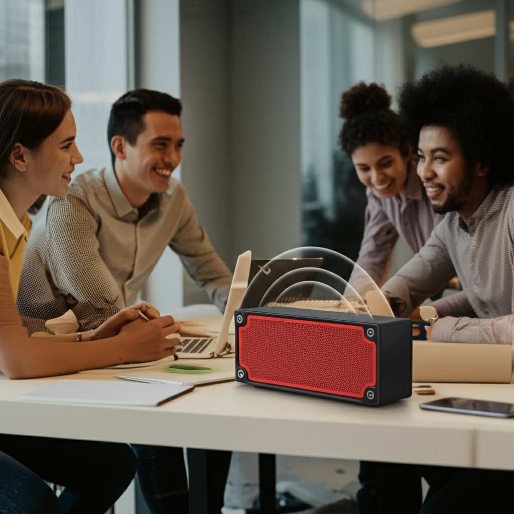 Generate a high-quality, relevant image prompt for an article about: Which Bluetooth Speaker Has Bes