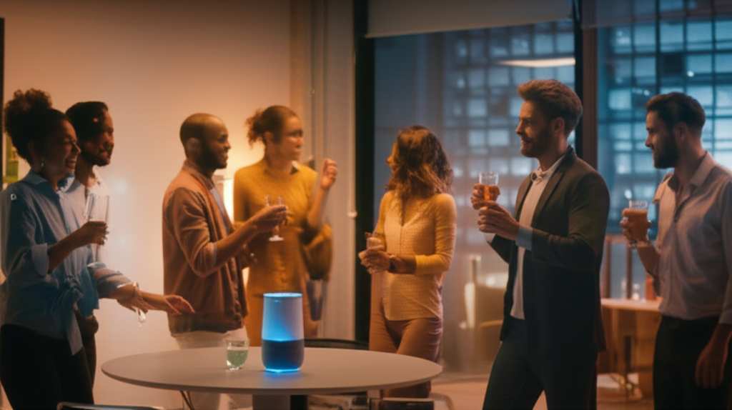 Generate a high-quality, relevant image prompt for an article about: Can Smart Speakers Like Alexa O