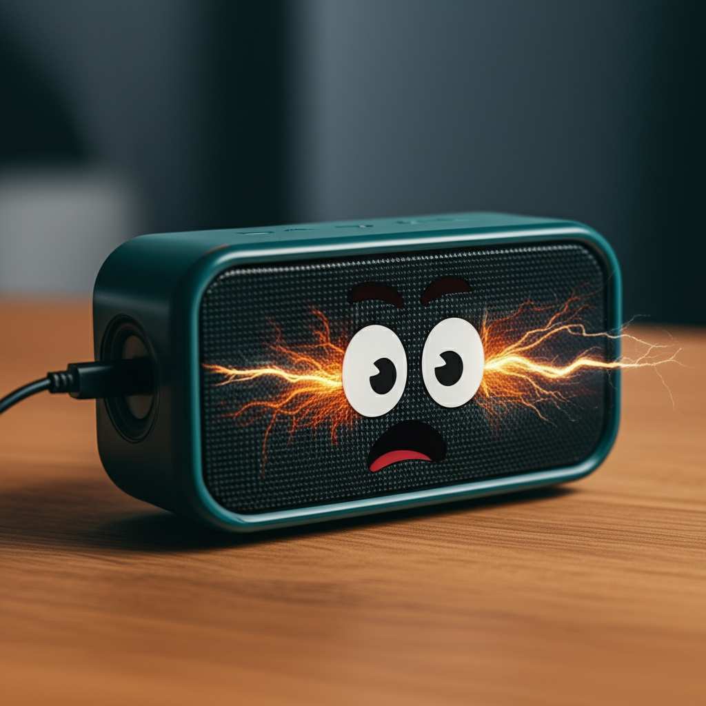 Generate a high-quality, relevant image prompt for an article about: Can Portable Bluetooth Speakers