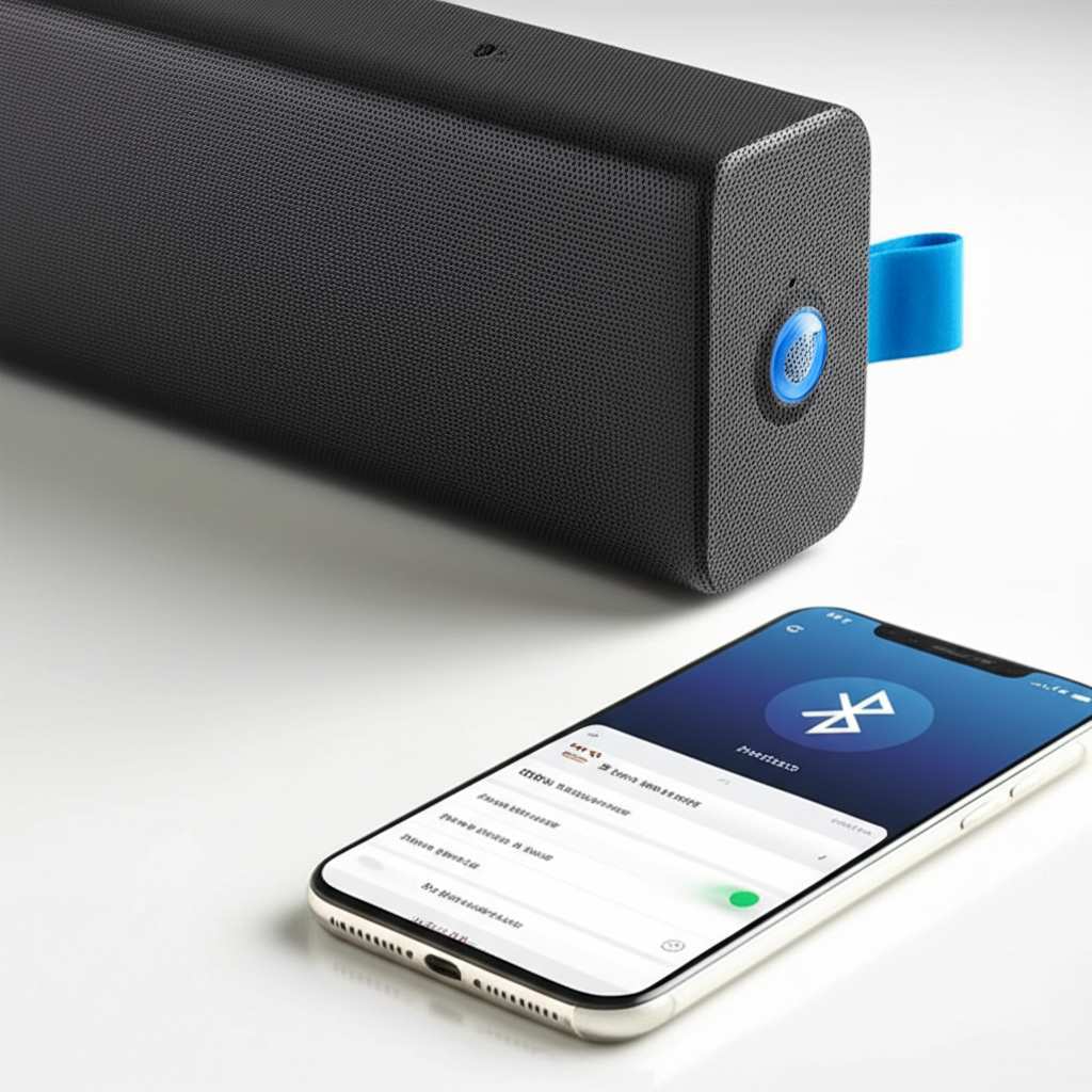 Generate a high-quality, relevant image prompt for an article about: How To Pair Bluetooth Speakers: