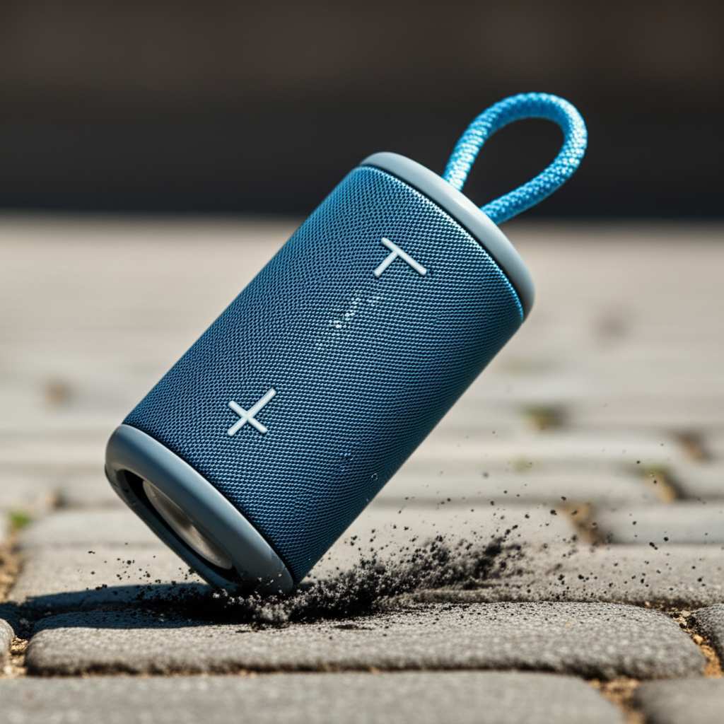 Generate a high-quality, relevant image prompt for an article about: Can Portable Bluetooth Speakers