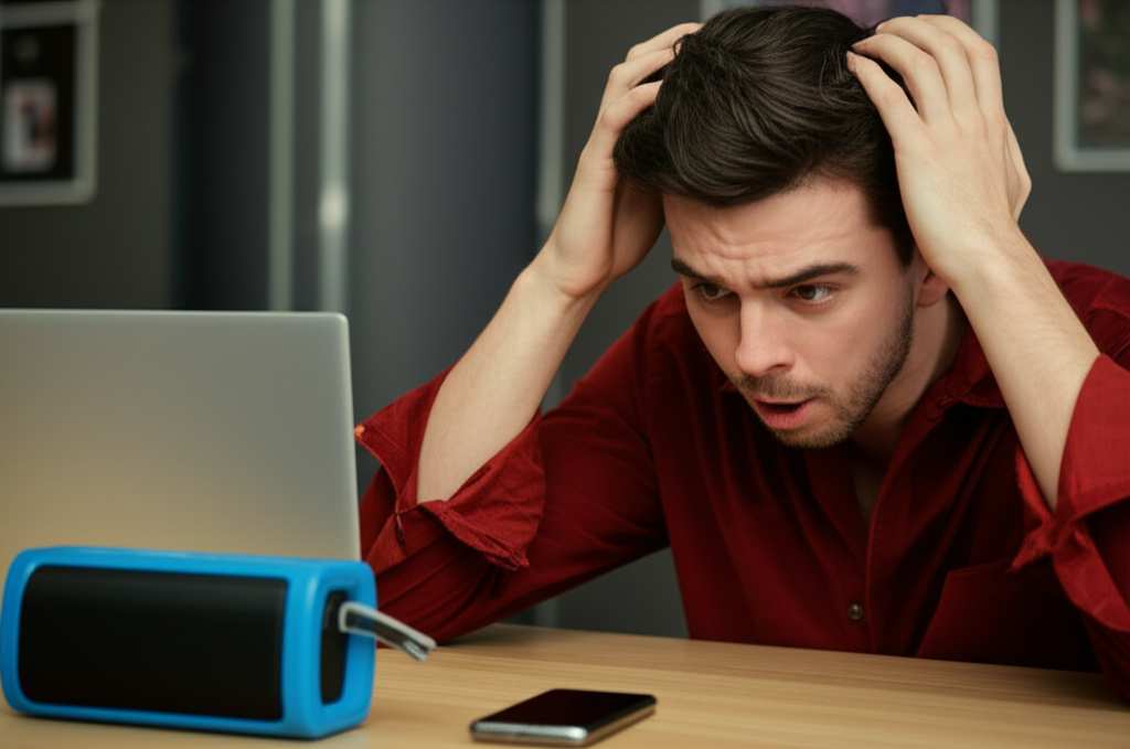 Generate a high-quality, relevant image prompt for an article about: Why Does My Bluetooth Speaker K