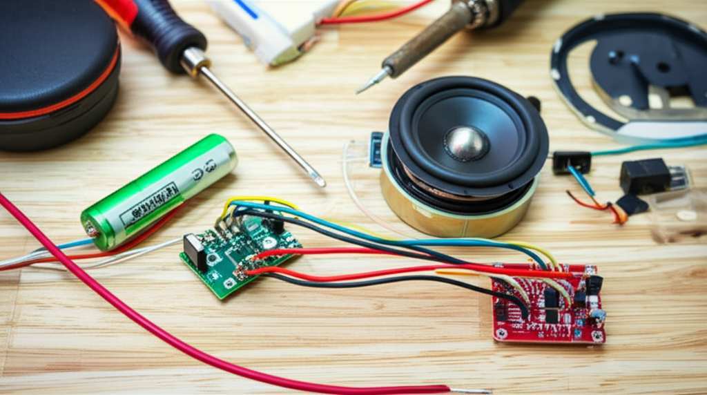 Generate a high-quality, relevant image prompt for an article about: How To Make A Bluetooth Speaker