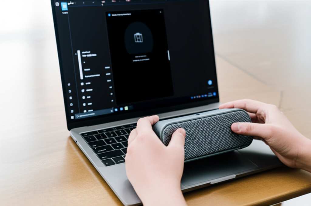 Generate a high-quality, relevant image prompt for an article about: How To Connect A Bluetooth Spea
