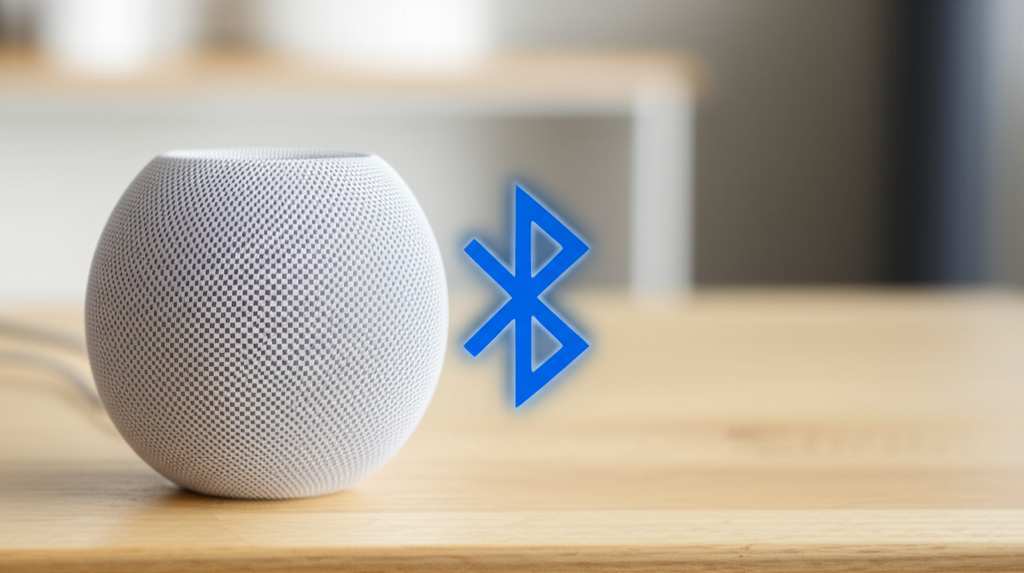 Generate a high-quality, relevant image prompt for an article about: Can I Use HomePod Mini As Bluet