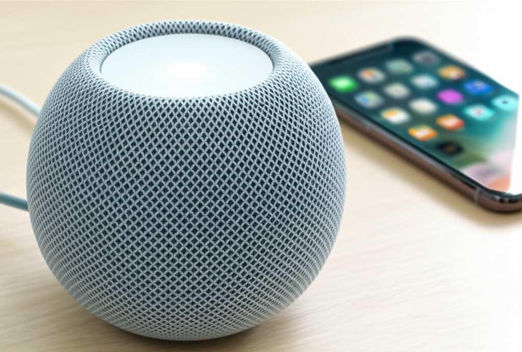Generate a high-quality, relevant image prompt for an article about: Can I Use HomePod Mini As Bluet