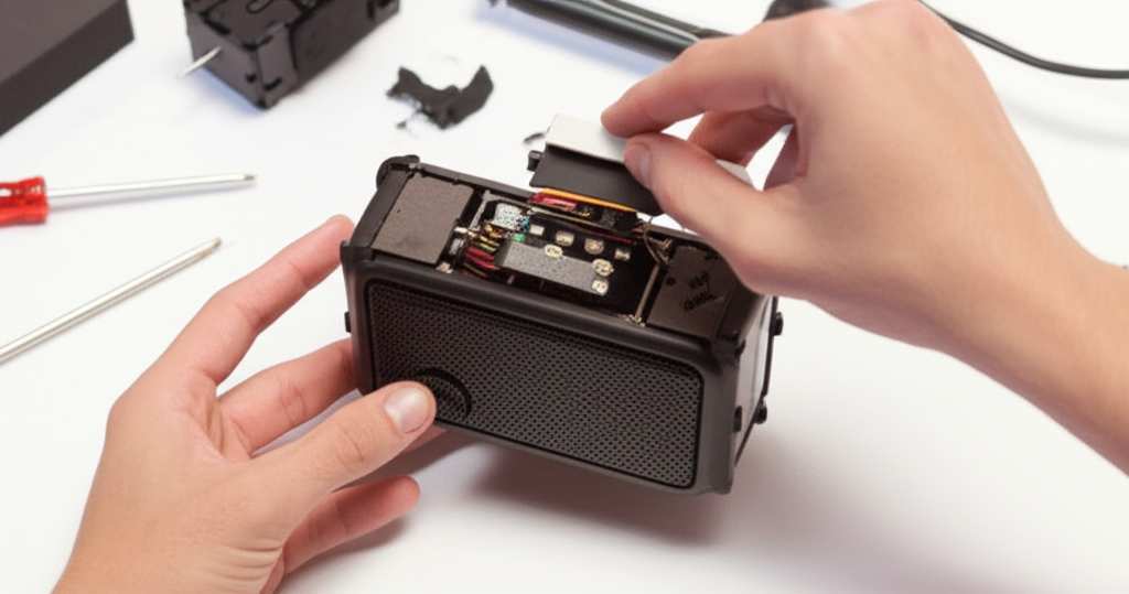 Generate a high-quality, relevant image prompt for an article about: How to Make a Bluetooth Speaker