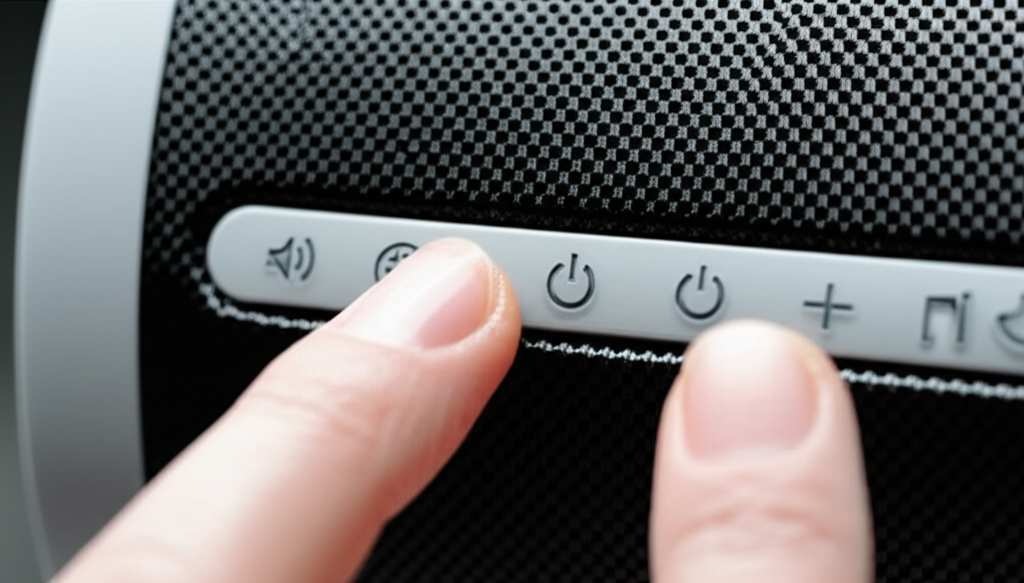Generate a high-quality, relevant image prompt for an article about: How To Reset Bluetooth Speaker: