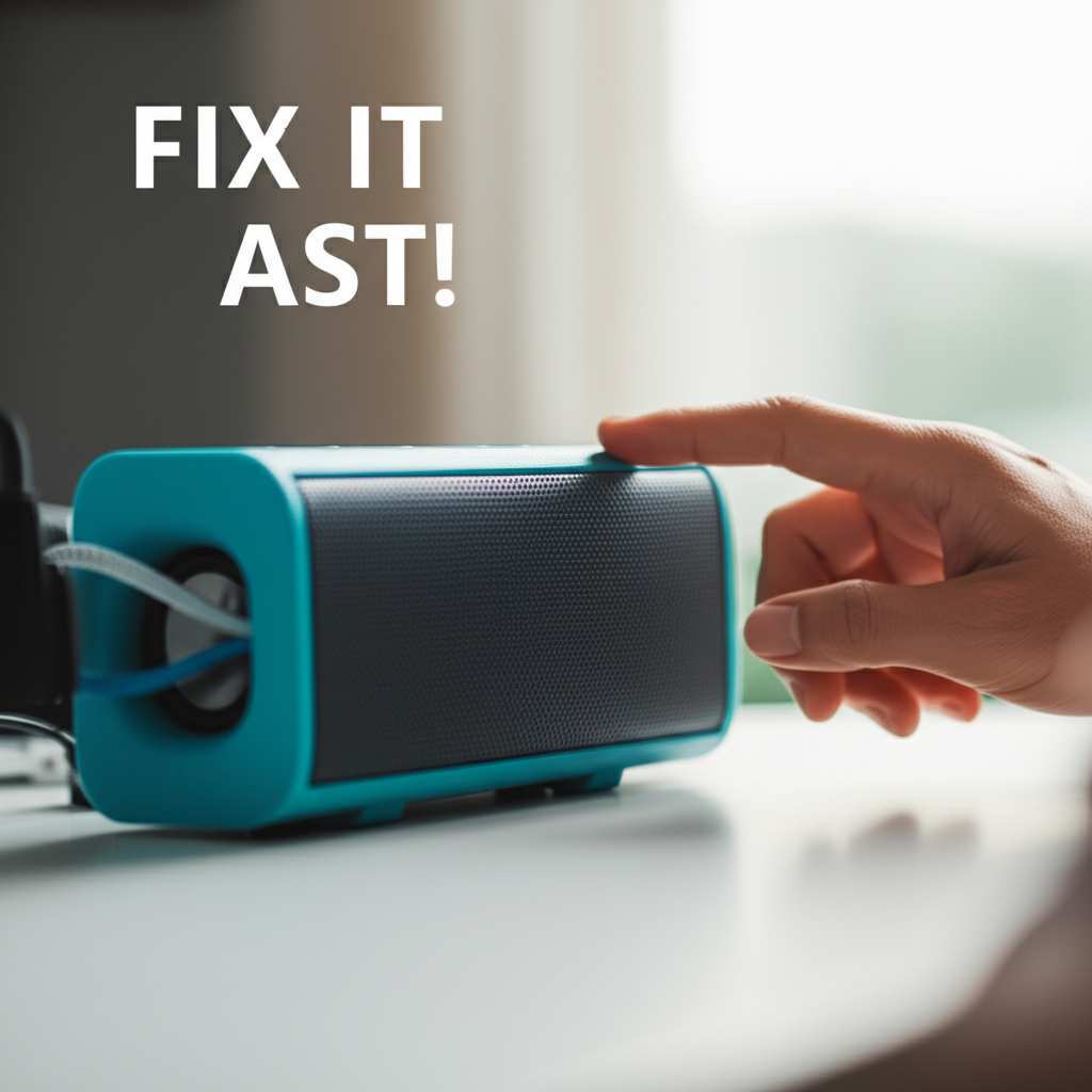 Generate a high-quality, relevant image prompt for an article about: How To Reset Bluetooth Speaker: