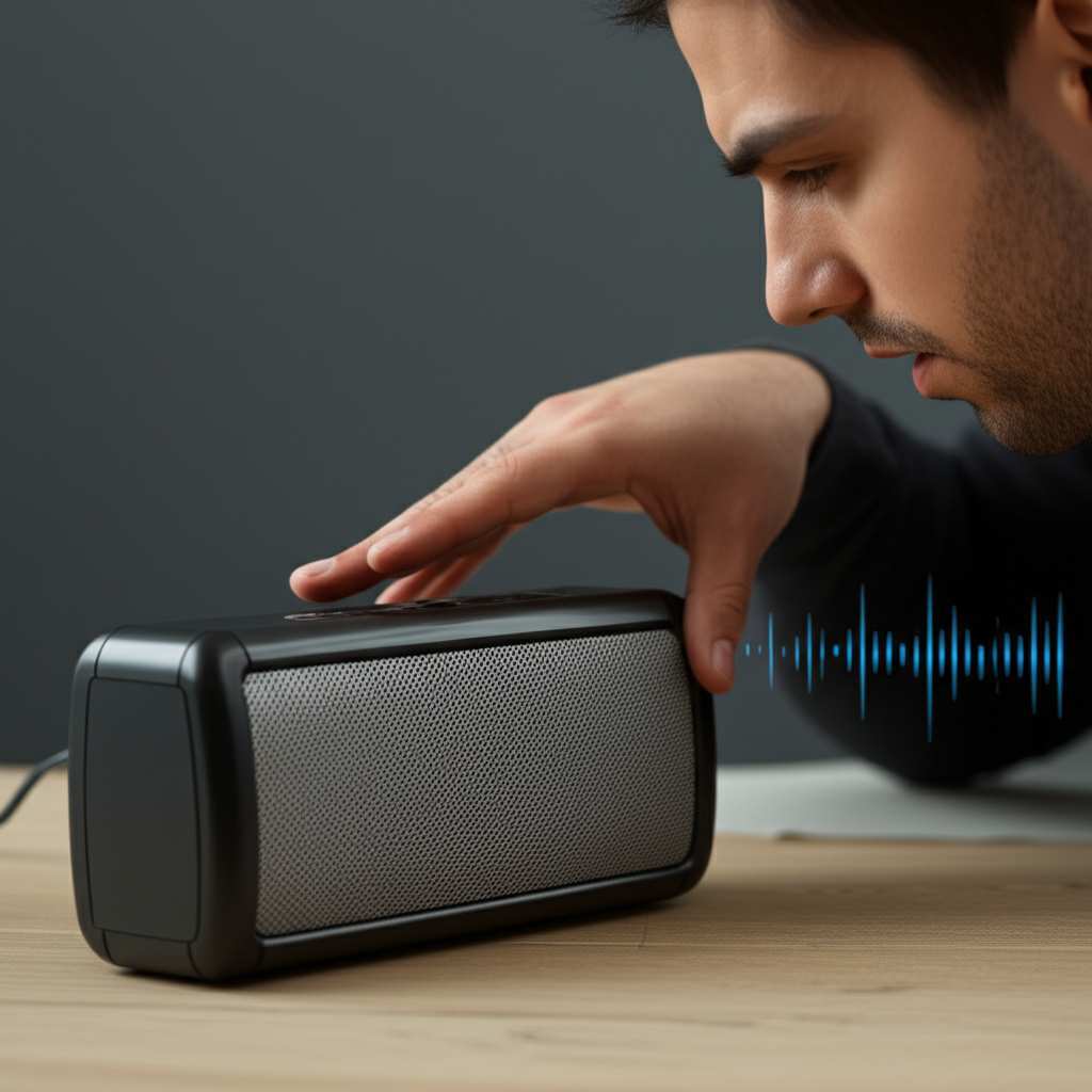 Generate a high-quality, relevant image prompt for an article about: Why Does My Bluetooth Speaker K