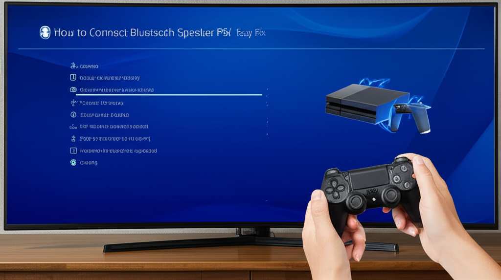 Generate a high-quality, relevant image prompt for an article about: How to Connect Bluetooth Speake