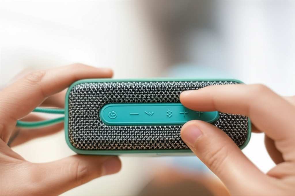 Generate a high-quality, relevant image prompt for an article about: How to Reset Bluetooth Speaker:
