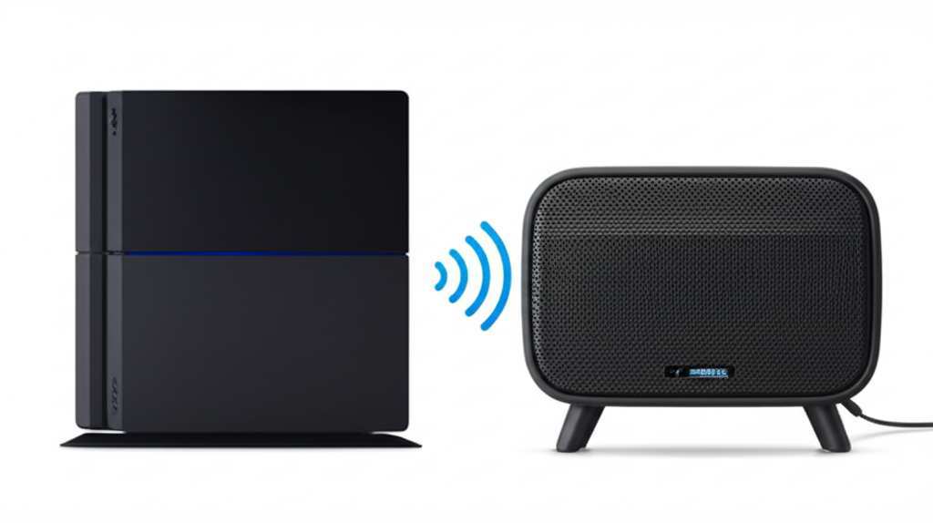 Generate a high-quality, relevant image prompt for an article about: Can PS4 Connect to Bluetooth Sp