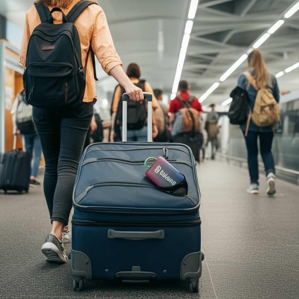 Generate a high-quality, relevant image prompt for an article about: Can You Take A Bluetooth Speake