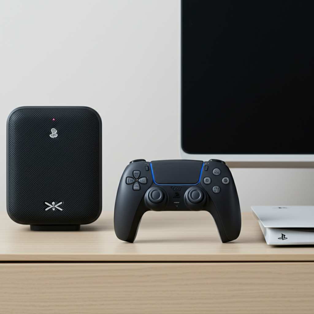 Generate a high-quality, relevant image prompt for an article about: Can You Connect A PS5 To A Blue