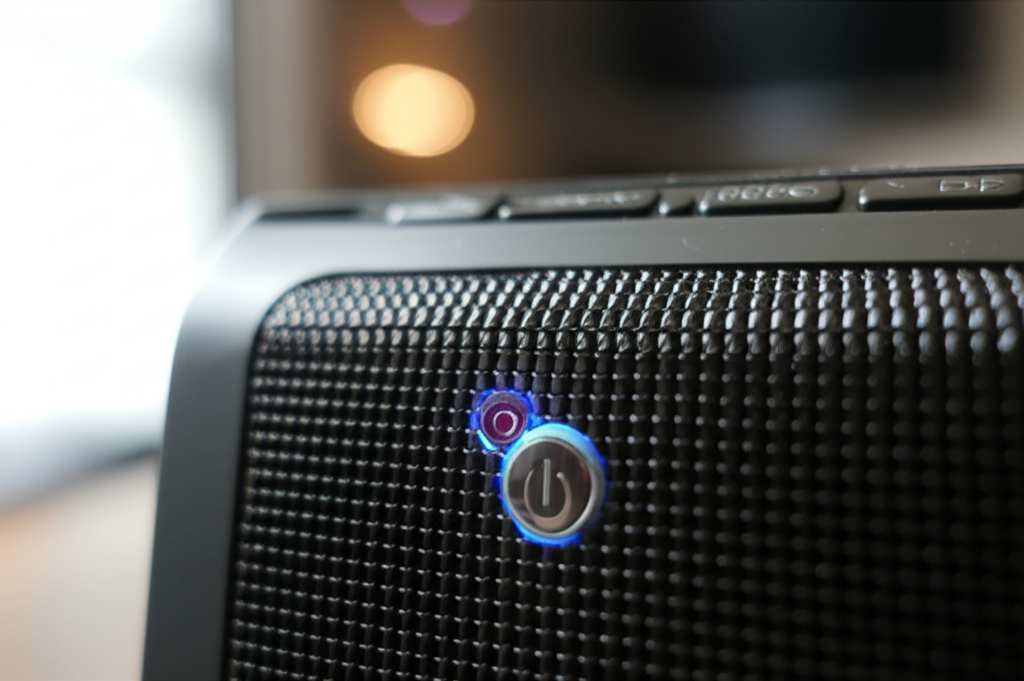 Generate a high-quality, relevant image prompt for an article about: Altec Lansing Bluetooth Speaker