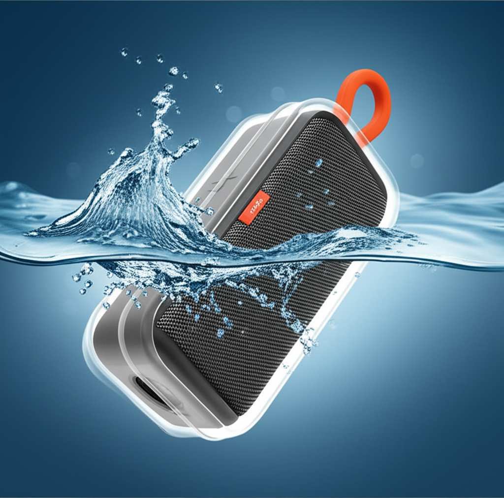 Generate a high-quality, relevant image prompt for an article about: How To Protect Bluetooth Speake