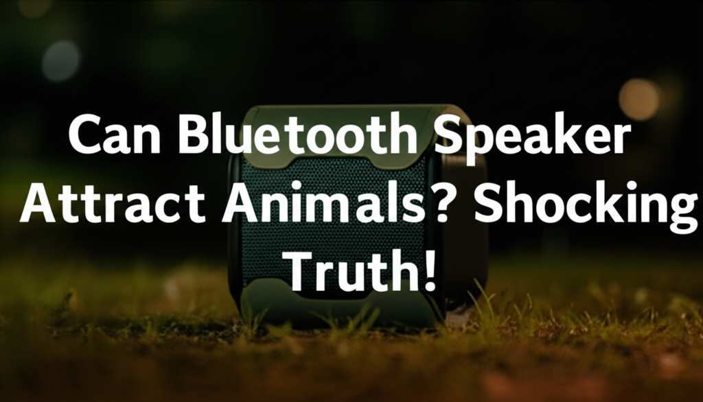 Generate a high-quality, relevant image prompt for an article about: Can Bluetooth Speaker Attract A