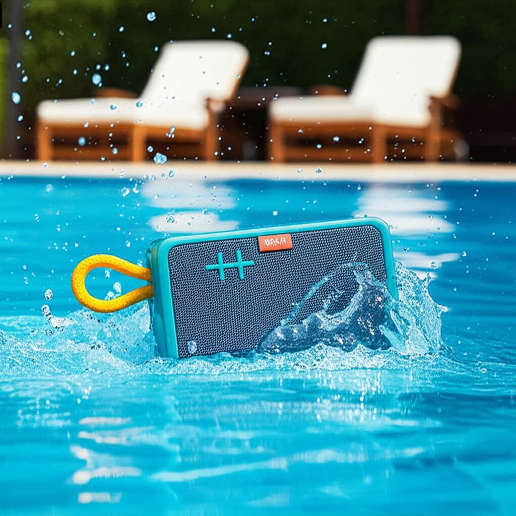 Generate a high-quality, relevant image prompt for an article about: Which Bluetooth Speaker Is Wate
