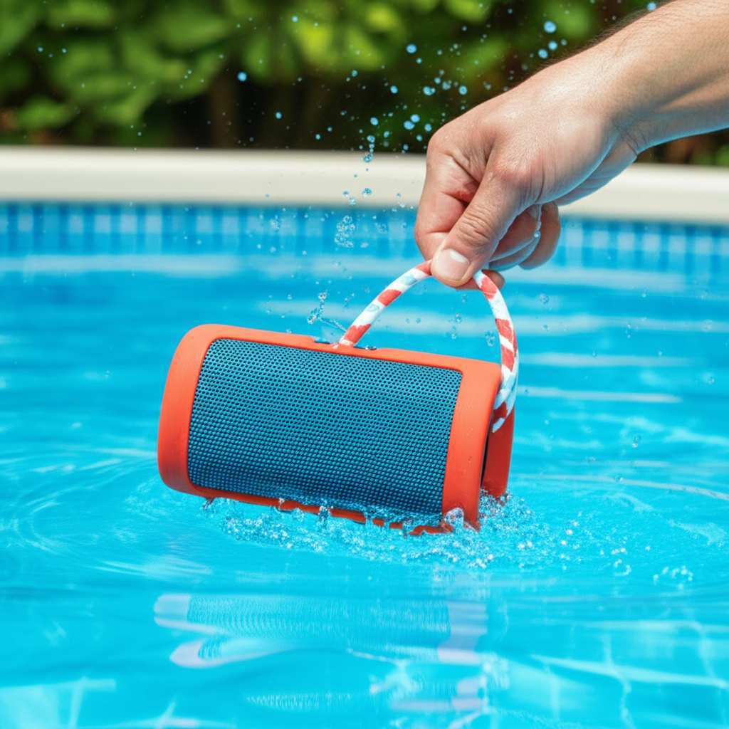 Generate a high-quality, relevant image prompt for an article about: How To Protect Bluetooth Speake