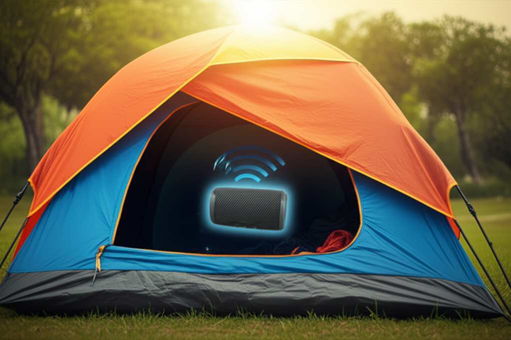 Generate a high-quality, relevant image prompt for an article about: Can Bluetooth Speaker Work Insi